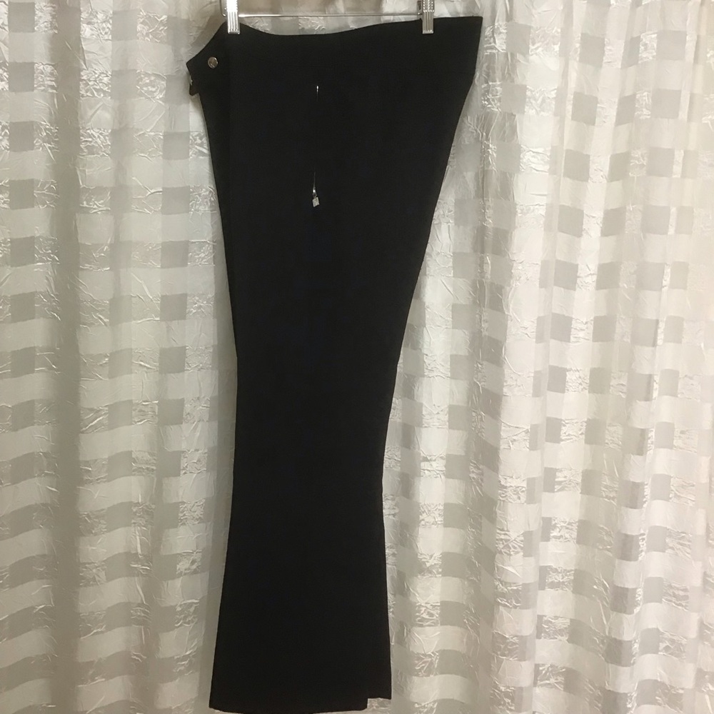 Feller Hosen Vintage Black Wool Blend Austrian Stir Upped Ski Pants, Size 34l